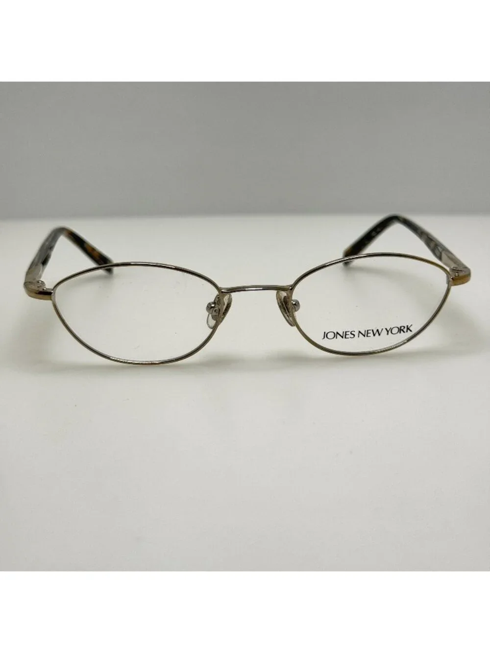 Jones New York J406 BLK Black Horn Eyeglasses Eye Glasses Frames 48-19-135